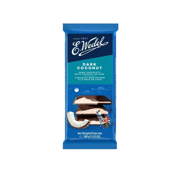 Chocolate E.Wedel Amargo com Recheio de Coco 100g